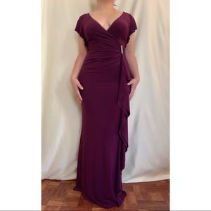 Lauren Ralph Lauren Vivid Violet Gown